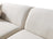 Cloe Ivory Velvet Curved 134" RAF Sectional
