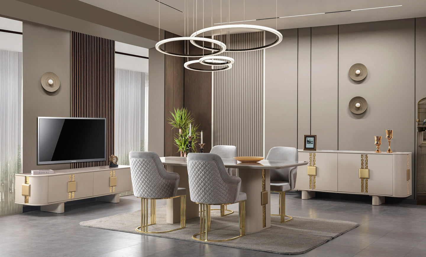 Carlina Ivory Dining Server