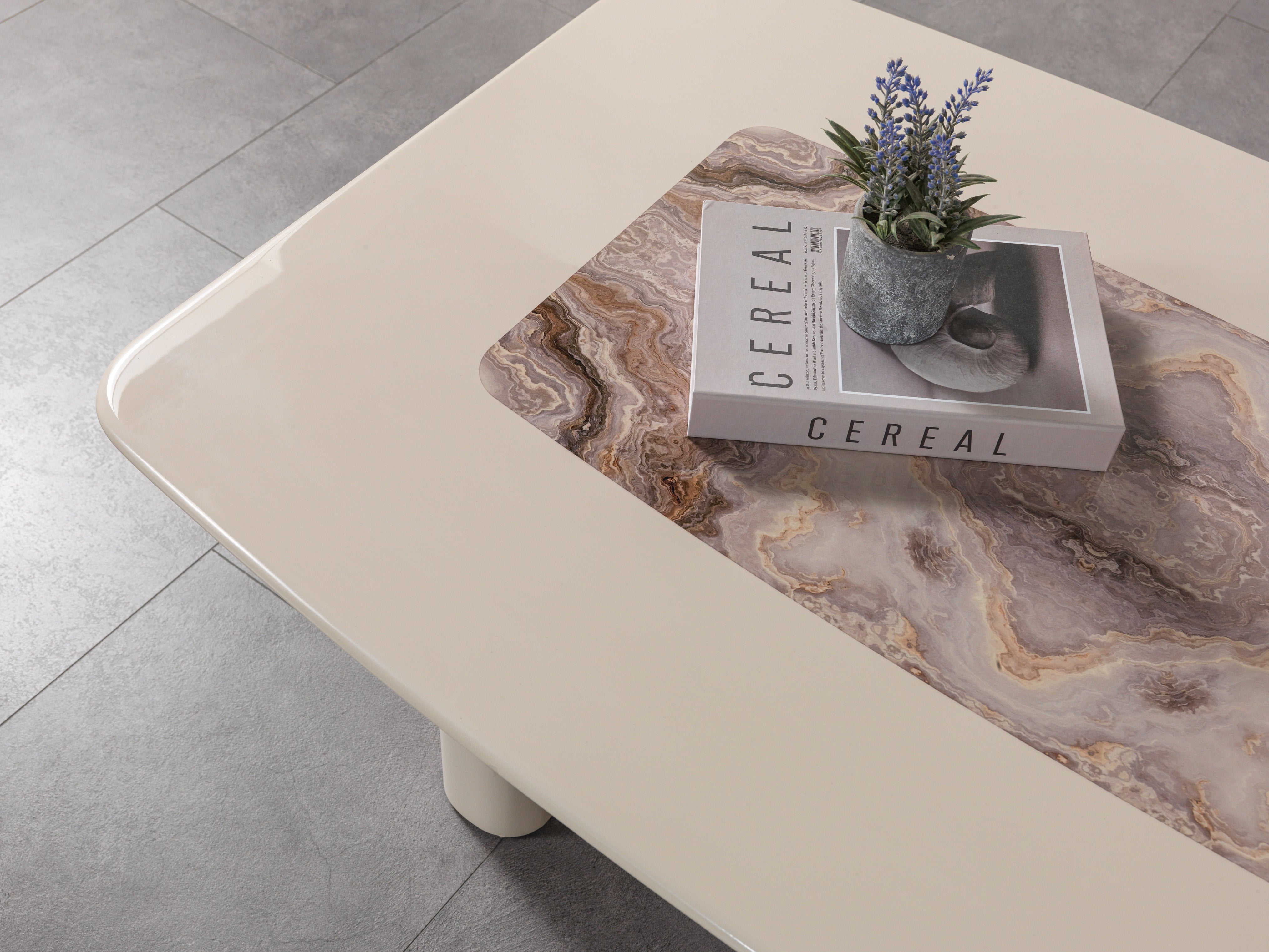 Carlina Ivory Coffee Table