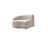 Bonita Ivory Velvet 3-Piece Curved 138" Sectional