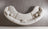 Bonita Ivory Velvet 3-Piece Curved 138" Sectional