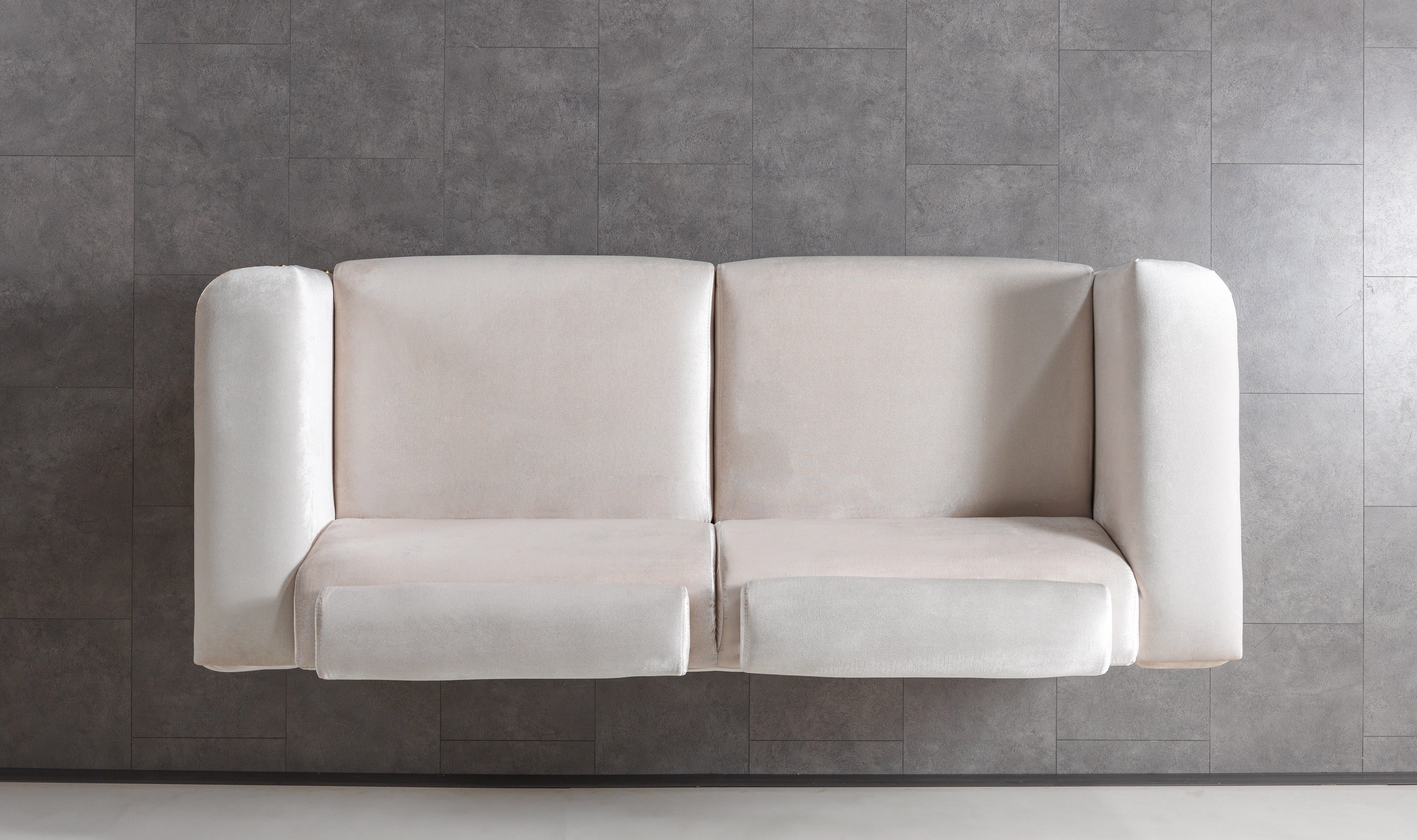 Fabiana Ivory Velvet Sofa & Loveseat
