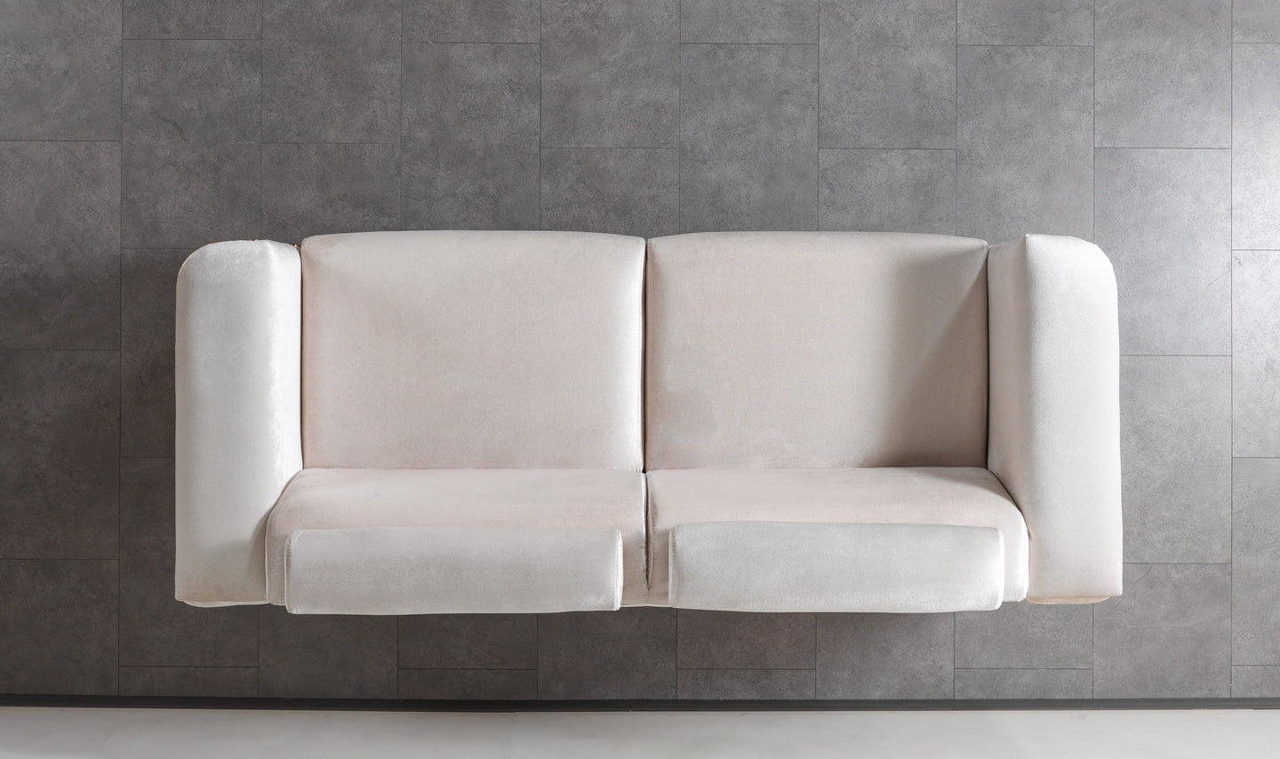 Fabiana Ivory Velvet Sofa