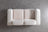 Fabiana Ivory Velvet Loveseat