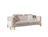 Fabiana Ivory Velvet Sofa & Loveseat