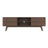 Caroline Mid-Century Modern Style Walnut TV Stand Up To 72"