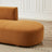 Orby Velvet Sectional Sofa Left Facing