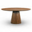 Palamades Round Solid Wood Walnut Dining Table - Large