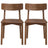 Pierre Solid Wood Dining Chair in Walnut Finish (Set Of 2)