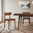 Pierre Solid Wood Dining Chair in Walnut Finish (Set Of 2)