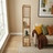 Pinnacle Shelf Floor Lamp | Natural Wood with Long Shade | Ashcroft Imports Furniture