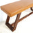 Marley Genuine Leather Bench In Tan