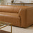 Rialto Minimalist Top-grain Buffalo Leather Sofa with Ergonomic Back and Plush Seating | Ashcroft Imports Furniture