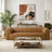 Rialto Minimalist Top-grain Buffalo Leather Sofa with Ergonomic Back and Plush Seating | Ashcroft Imports Furniture