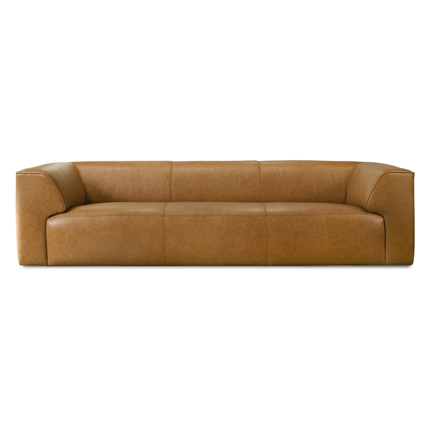 Rialto Minimalist Top-grain Buffalo Leather Sofa with Ergonomic Back and Plush Seating | Ashcroft Imports Furniture