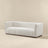 April Mid Century Modern Luxury Tight Back Beige Boucle Couch