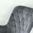 Hannah Mid Century Modern Rocking Chair In Dark Grey