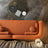 Donna Japandi Style Burnt Orange Boucle Sofa