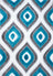 3D Shaggy GRAY-TURQOUISE Area Rug - 3D151