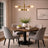 Trellis Four Lights Modern Gold Chandelier