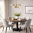 Trellis Four Lights Modern Gold Chandelier