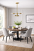 Trellis Four Lights Modern Gold Chandelier