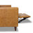 Christopher Tan Leather Electric Inclining Sofa | Right Facing Power Recliner Couch | Ashcroft Imports Furniture