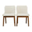 Ellis Modern Beige Fabric Dining Chair Set | Ergonomic Linen Style | Ashcroft Imports Furniture