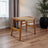 Grit Rustic Solid Wood Loom Stool | Mid-Century Modern Woven Accent Seating | Ashcroft Imports Furniture