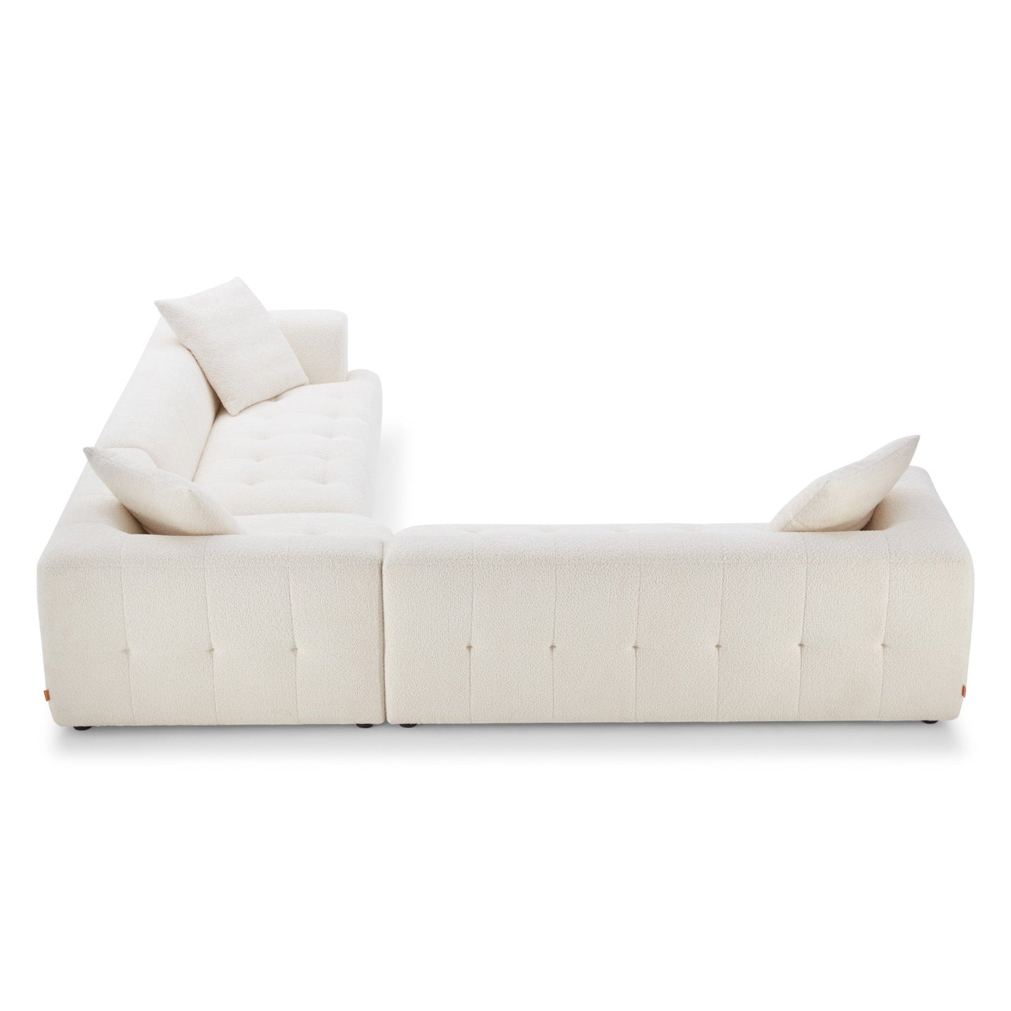 Kaynes Ivory Boucle Corner Sofa