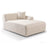 Mar U-Shape Corner Sofa - Cream Corduroy