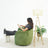 Renee Swivel Chair - Green Velvet