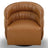 Walden Swivel Chair - Vegan Tan Leather