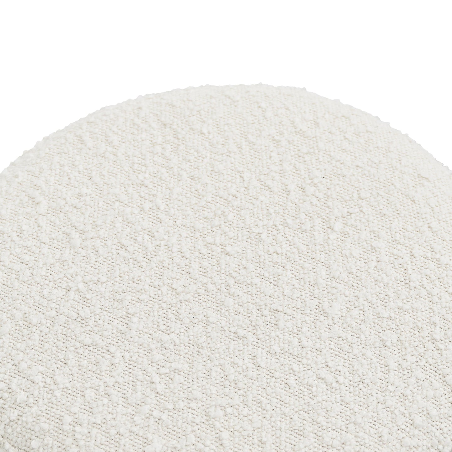 Wesley Ivory Boucle Stool