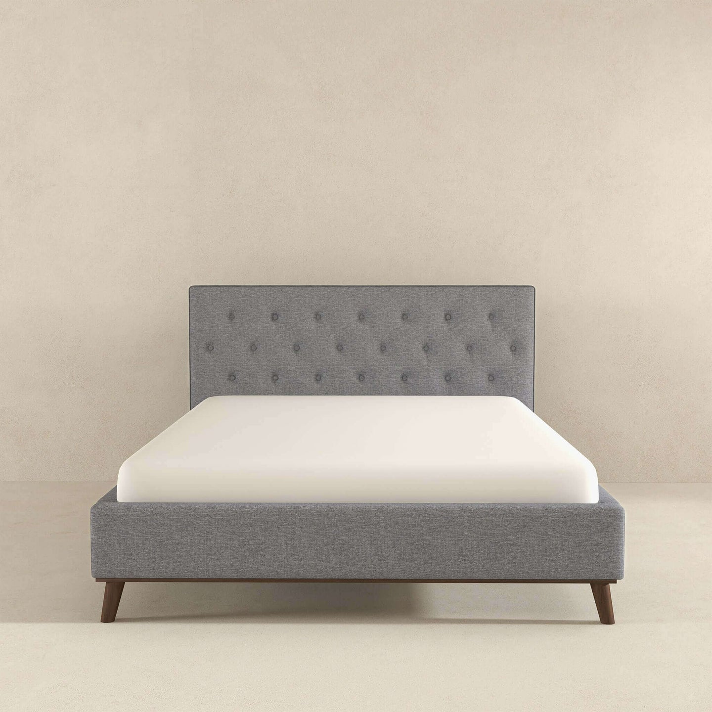 Graceville Light Grey King Platform Bed