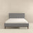 Graceville Light Grey King Platform Bed