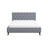 Graceville Light Grey King Platform Bed