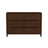 Lionel Mid Century Modern Solid Wood 6-Drawer Dresser