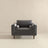 Amber Grey Velvet Lounge Chair