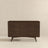 Caroline Mid Century Modern Walnut Dresser 6 Drawer