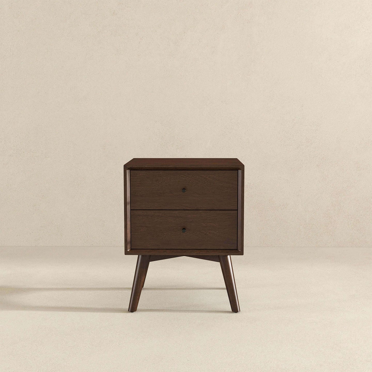 Caroline Walnut Night Stand 2-Drawer