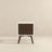 Caroline Mid Century Modern Style White Night Stand 2-Drawer