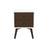 Caroline Mid Century Modern Style White Night Stand 2-Drawer