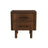 Logan Mid Century Modern Walnut Nightstand Bed Side Tables With 2 Drawers
