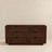 Lola Mid Century Modern Walnut Dresser With 6 Drawers