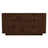 Lola Mid Century Modern Walnut Dresser With 6 Drawers