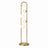 Artema Floor Lamp | White Frosted Globes & Brass Frame