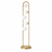 Artema Floor Lamp | White Frosted Globes & Brass Frame