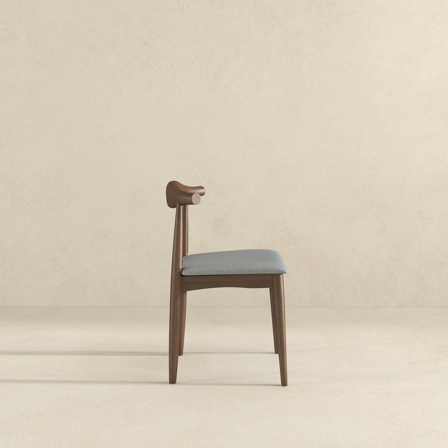 Destiny Grey Fabric Dining Chair (Set Of 2)