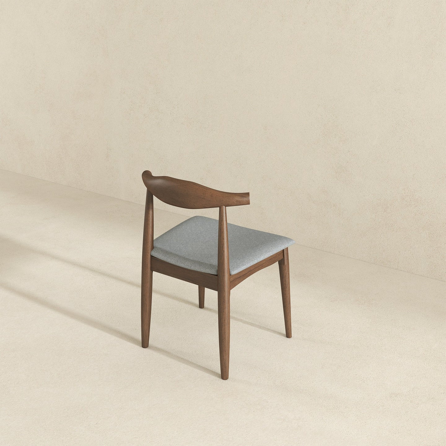 Destiny Grey Fabric Dining Chair (Set Of 2)